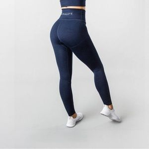 Alphalete Revival R6 Leggings XS Navy Blue